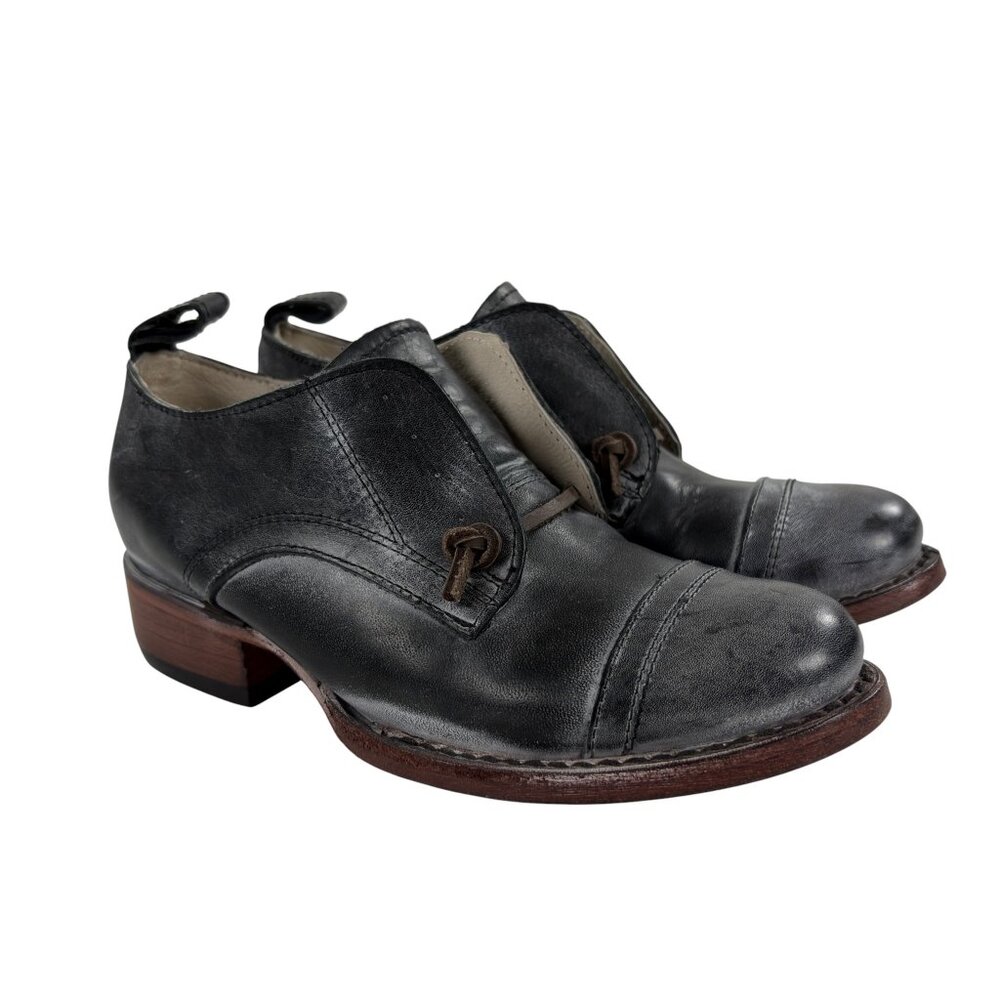 Freebird by Steven Mabel Black Leather Ankle Booties Womens Size 5 NEW